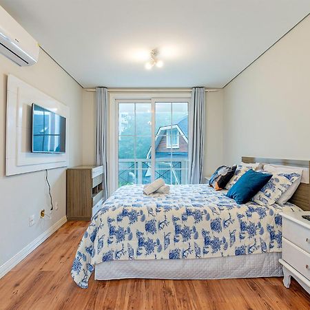 Incrivel Apartamento A 500M Da Rua Coberta Gramado Kültér fotó